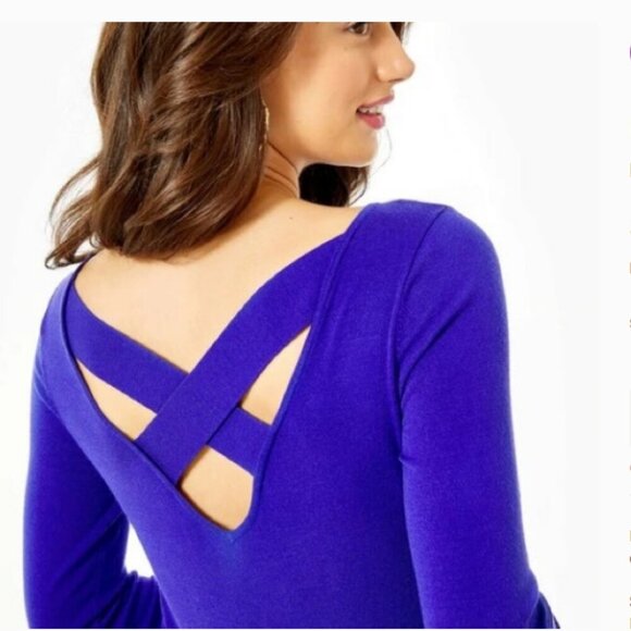 Lilly Pulitzer Sweaters - Lilly Pulitzer Lioria sweater in galaxy blue size medium NWT